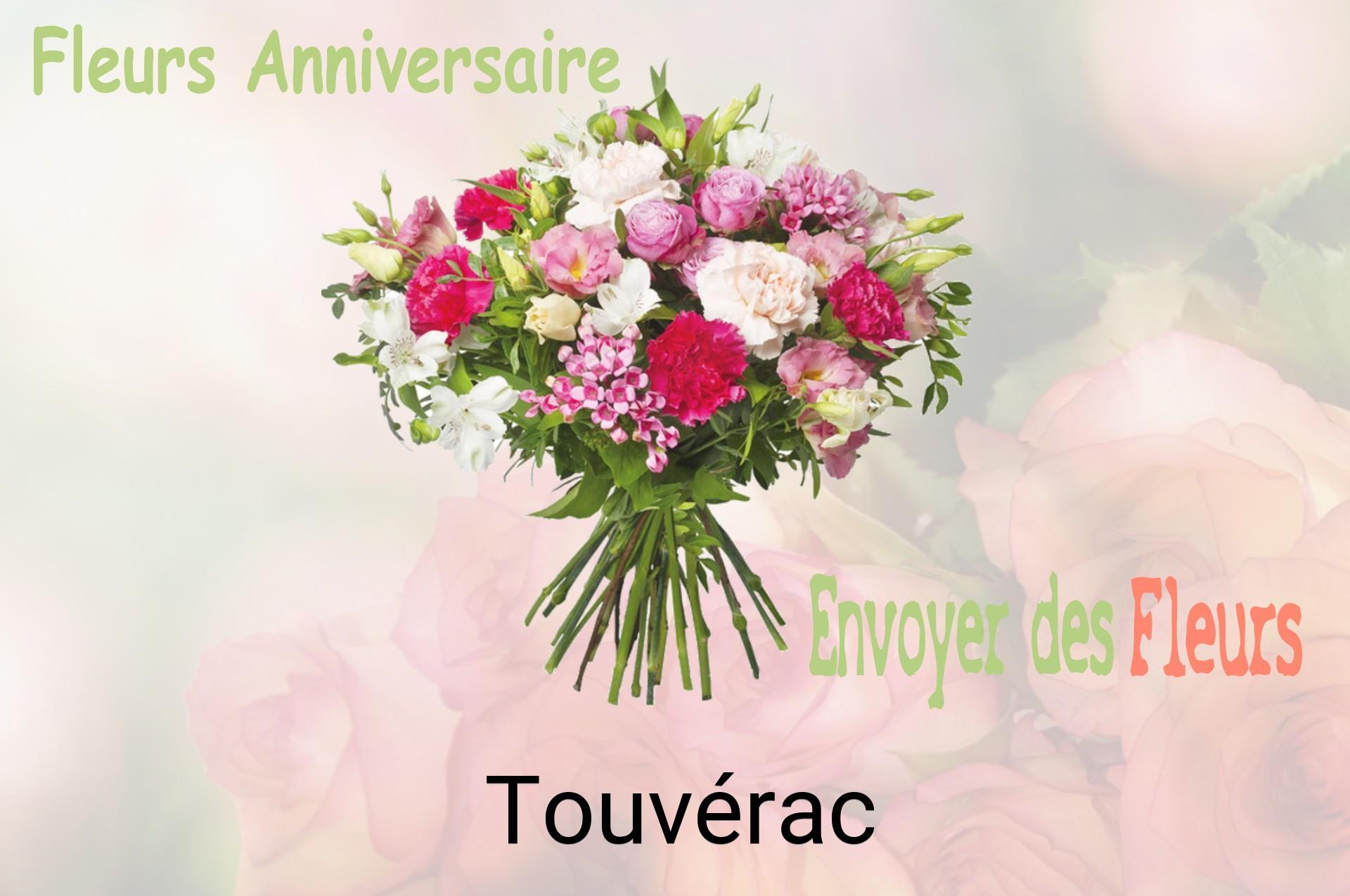 Bouquet de fleurs d’anniversaire livré à Touvérac